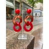 KARINE Rouge/Orange gelé - Francine BRAMLI Paris
