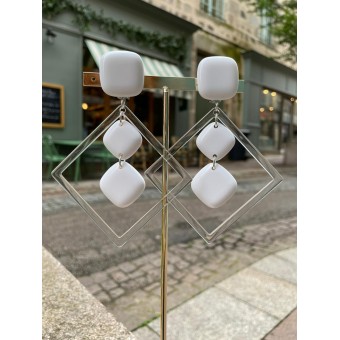JULIE Blanc et transparent - Francine BRAMLI Paris