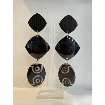 NILAJA Noir et beige - Francine BRAMLI Paris