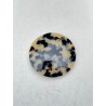Barrette DOROTHÉE écaille Tokyo blanc - FRANCINE BRAMLI Paris