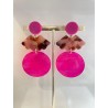 ANGELE nacre rose et acétate - Francine BRAMLI Paris