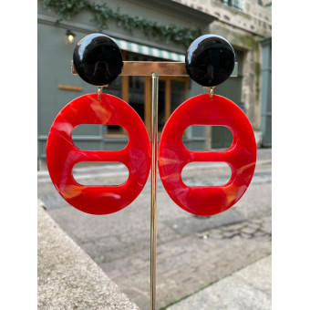 DAENA Rouge & noir - Francine BRAMLI Paris
