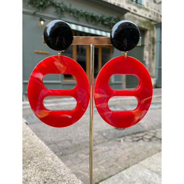 DAENA Rouge & noir - Francine BRAMLI Paris