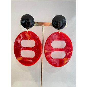 DAENA Rouge & noir - Francine BRAMLI Paris
