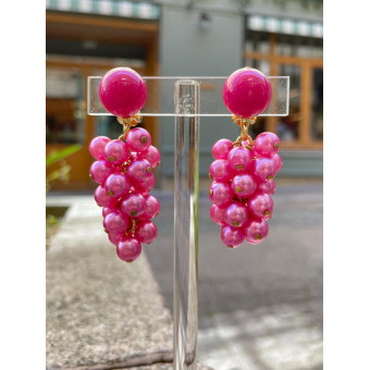 GRAPPE rose nacré - Francine BRAMLI Paris