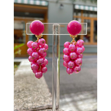 GRAPPE rose nacré - Francine BRAMLI Paris