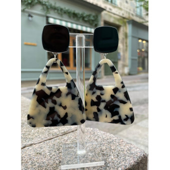 ERIKA écaille blanc - Francine BRAMLI Paris