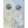 ESTRELLA blanc argent - Francine BRAMLI Paris