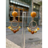 ELLORA Marron doré - Francine BRAMLI Paris