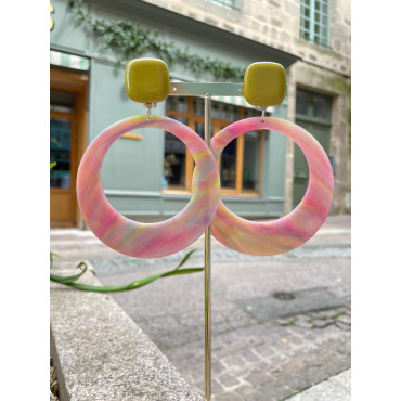 CLOE Rose Marbré - Francine BRAMLI Paris