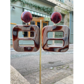 LOLITA marron/prune - Francine BRAMLI Paris