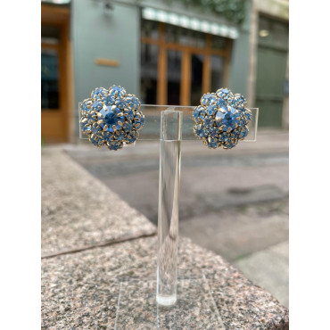 RAINBALL PM cristal bleu - Francine BRAMLI Paris