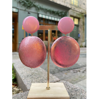 MAYLEEN feuille d'or rose - Francine BRAMLI Paris