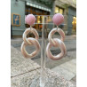 KEREN maillons roses nacrés - Francine BRAMLI Paris