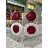 MELVINA Bordeaux blanc - Francine BRAMLI Paris