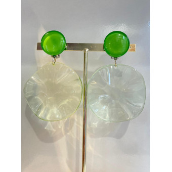 VENUS vert translucide - Francine BRAMLI Paris