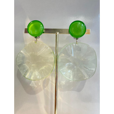 VENUS vert translucide - Francine BRAMLI Paris