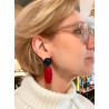 MALDIVES Rouge & noir OP - Francine BRAMLI Paris