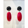 MALDIVES Rouge & noir OP - Francine BRAMLI Paris