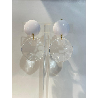 VENUS XS blanc & transparent - Francine BRAMLI Paris