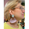 JACKY Rose Cabochon givré - Francine BRAMLI Paris