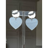 LOVE coeur S pailleté gris - Francine BRAMLI Paris
