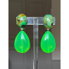 CUVA Verte Cabochon moiré - FRANCINE BRAMLI Paris