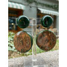 OLFA Marron/vert - Francine BRAMLI Paris