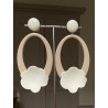 AZALEE beige & fleur ivoire - Francine BRAMLI Paris