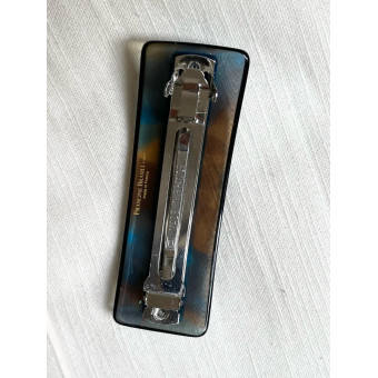 Barrette CLEMENCE Bleue - FRANCINE BRAMLI Paris