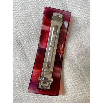 Barrette CLEMENCE Rouge - FRANCINE BRAMLI Paris
