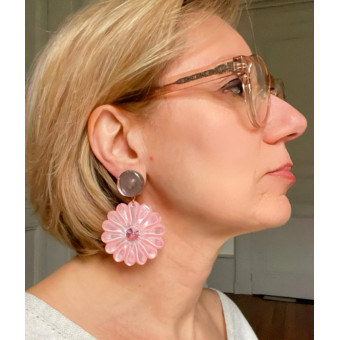 PENSEE S rose - Francine BRAMLI Paris